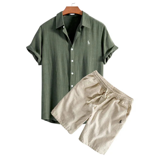RL™ SET LEINENHEMD UND SHORTS