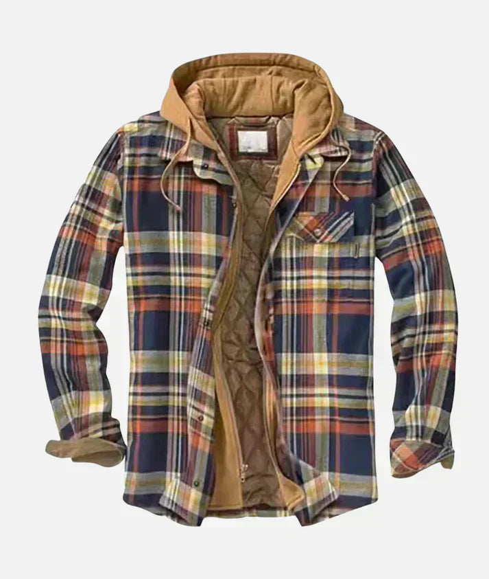 Savrani™ | Patchwork-Jacke mit Karomuster