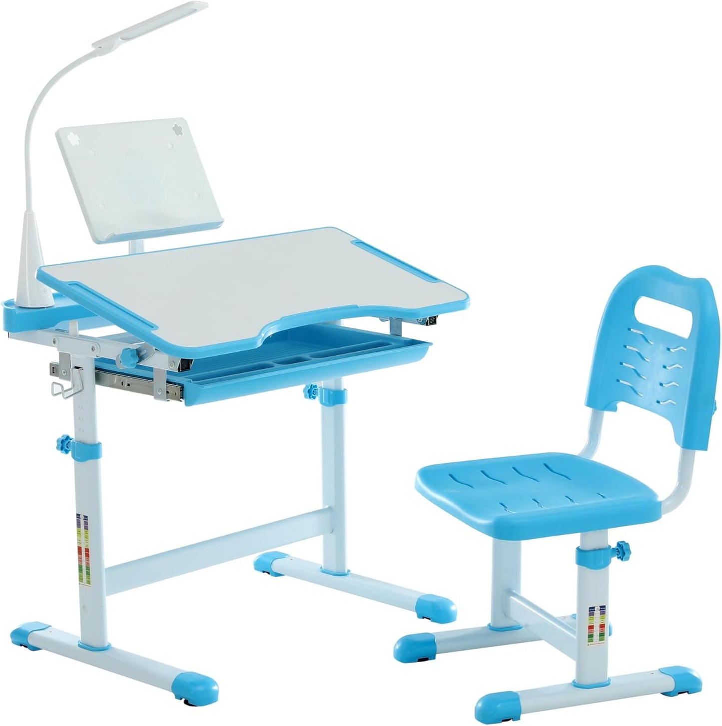 EduSpark Kids Study Hub - Funktionelle Schreibtisch- und Stuhlkombination