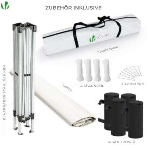 Gartenlaube 3x3m
