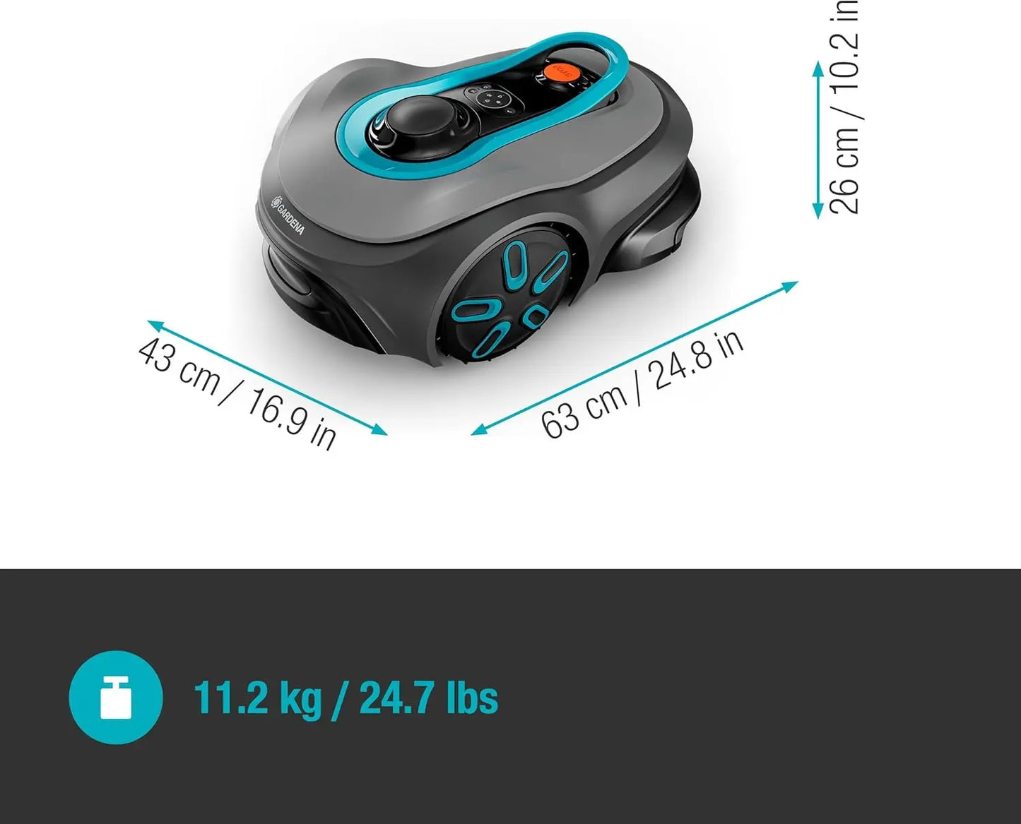 Gardena Smart Sileno Free Kabelloser Mähroboter