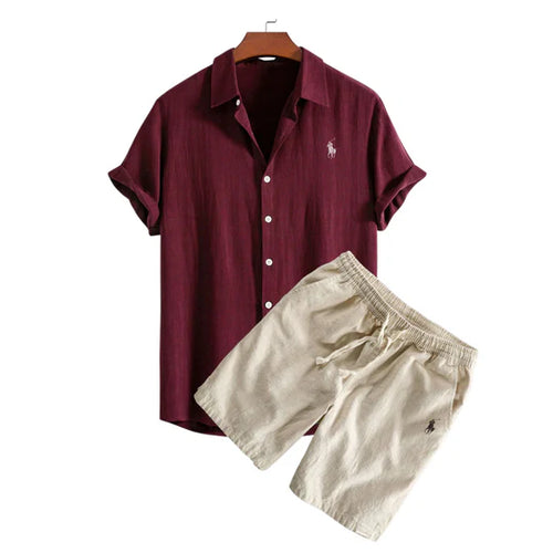RL™ SET LEINENHEMD UND SHORTS