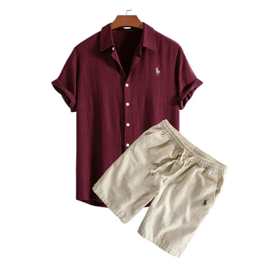 RL™ SET LEINENHEMD UND SHORTS