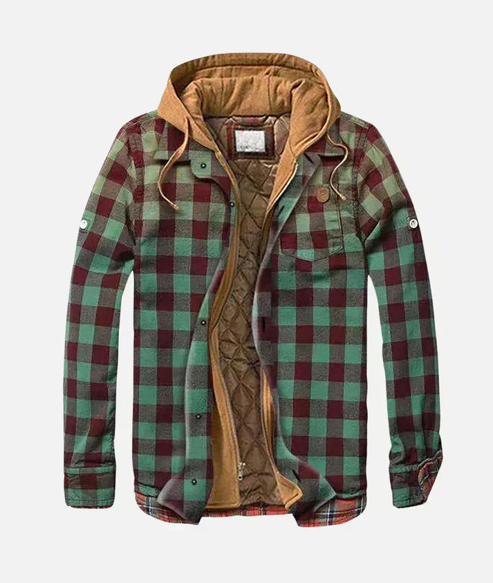 Savrani™ | Patchwork-Jacke mit Karomuster
