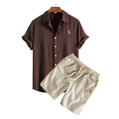 RL™ SET LEINENHEMD UND SHORTS