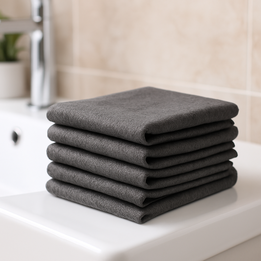 MagicClean – Ultra-saugfähiges Nanofasertuch gegen Kalkablagerungen