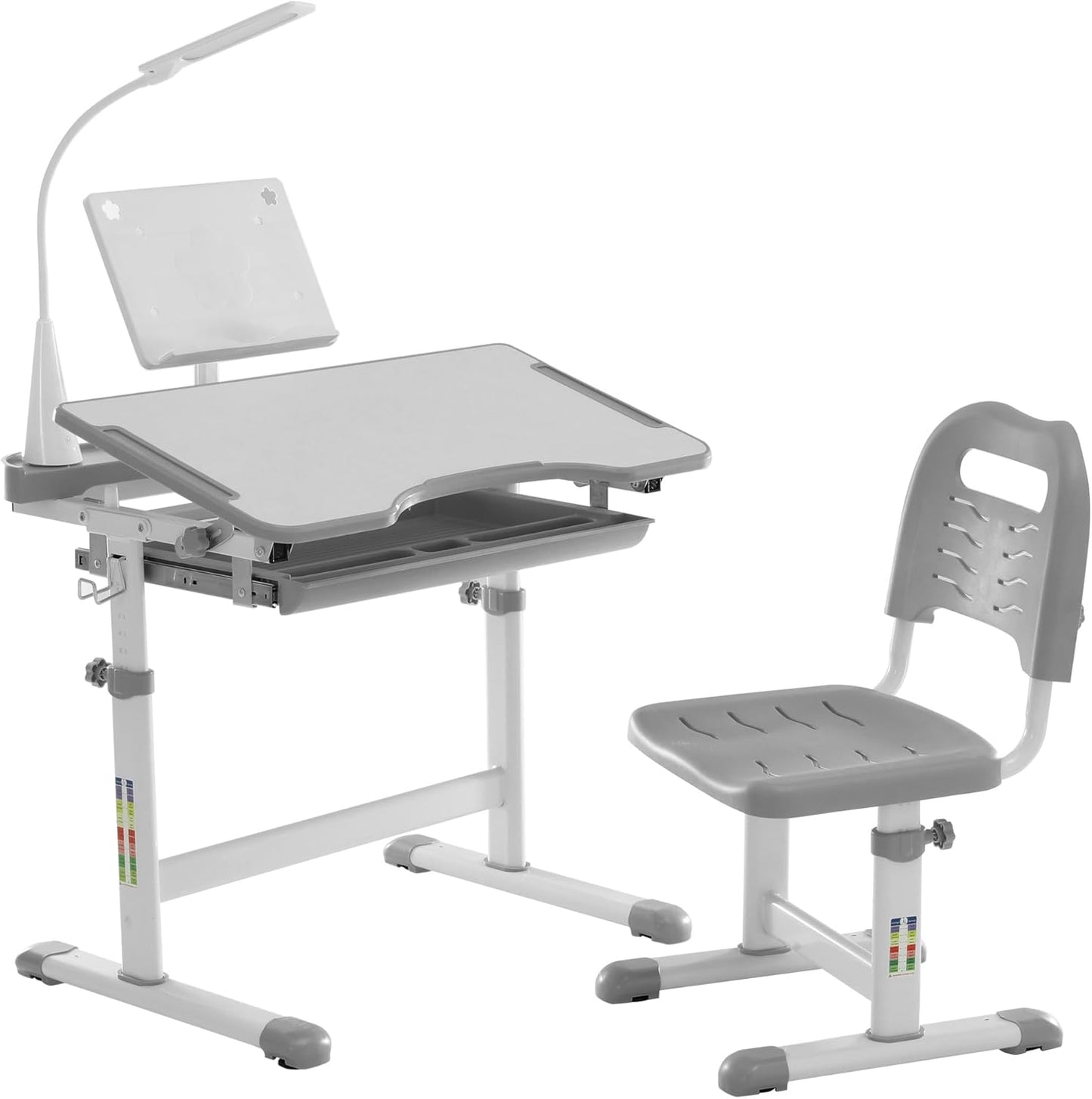 EduSpark Kids Study Hub - Funktionelle Schreibtisch- und Stuhlkombination