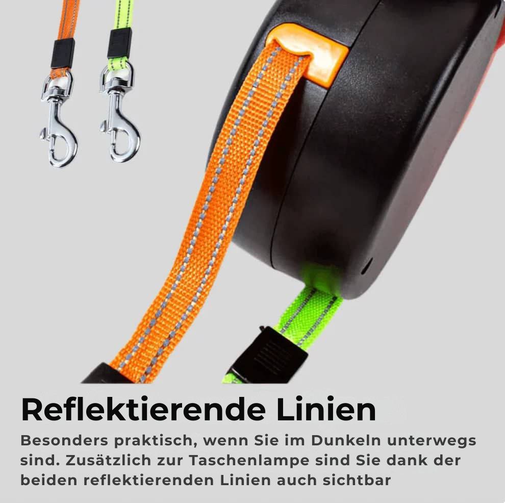 DuoLeash™ – 2-in-1-Hundeleine mit Licht